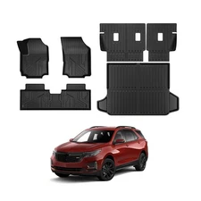 Floor Mats Set Cargo Liner and Backrest Mat for for Chevy Chevrolet Equinox/G...