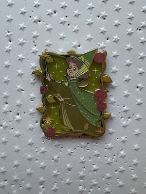 Disney BoxLunch Fairies Stained Glass Pin - Sleeping Beauty Fauna Green Fairy