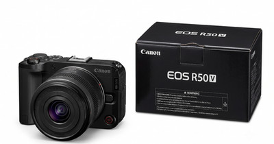 Canon EOS R50 V + RF-S 14-30mm STM PZ Vlogging Kamera Creator Kit Neu OVP
