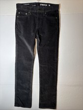 Crewcuts Boys' Stretch Corduroy Pants Gray Adjustable Waist Size 10 NWT