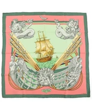HERMES Accessories (Other) GreenxPink(Patterned) 2200619974930