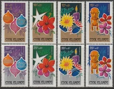 EDSROOM-20709 Cook Islands B76-B79, CB1-CB4 MNH 1980 Complete Semi Postal Xmas