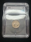 SASA 1859 Copper Nickel Indian Head Cent ICG Au55 Details