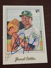 2017 Topps Gallery JHAREL COTTON A's In-Person Signed AUTO Autographed