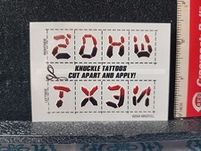 Temporary Tattoo New On Card Various Designs Available Will Combine Shipping