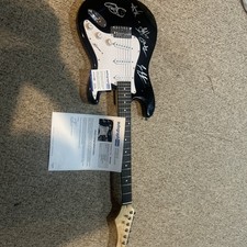 JACKYL SIGNED AUTOGRAPH ELECTRIC GUITAR ACOA FULL LETTER COA STRAT DUPREE WORLEY JACKYL SIGNED AUTOGRAPH ELECTRIC GUITAR ACOA FULL LETTER COA STRAT DUPREE WORLEY