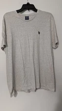U.S. Polo Assn. Men's Large Heather Gray T-Shirt