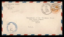 DR WHO 1943 APO 812 CURACAO WWII CENSOR w10332