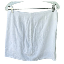 Cotton on size Med white lined cotton mini skirt. Eco Company