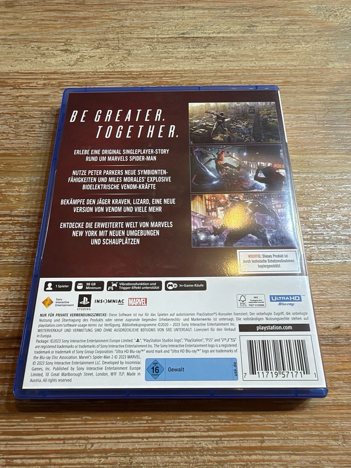 PS5 Marvel Spider-Man 2, Foto 2 von 4