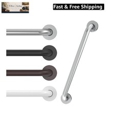 16 Inch Grab Bars for Wall Brush Nickel, Safety Shower Grab Bars for Seniors ...