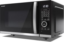 Sharp YC-QC254AU-B FLATBED Combination Microwave Oven & Grill ECO 25L 900w Black