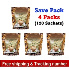 4x Jamsai Green Coffee Bean Instant Powder Mix Drink No Sugar Control Weight
