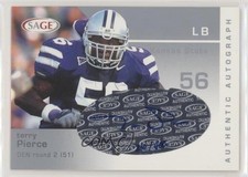 2003 SAGE Auto Silver /400 Terry Pierce #A33 Auto 0f6