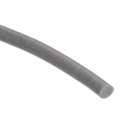 Dichtungsstreifen aus Silikonschaum,5mm AD,4,5m,15 Fuß,grau