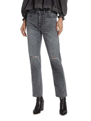 SLVRLAKE Beatnik Ankle After Midnight Gray Jeans Women s Size 30