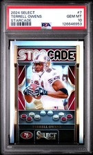 CASE HIT 2024 Select #7 Terrell Owens Starcade PSA 10