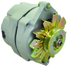 New Alternator Replace Delco 10SI 1 Wire Install 63 Amp V Belt Pulley