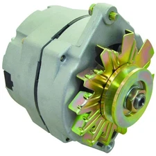 New Alternator Replace Delco 10SI 1 Wire Install 63 Amp V Belt Pulley