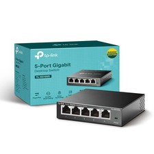TP Link TL SG105S 5 Port Gigabit Ethernet Network Switch Ethernet Splitter 1 to