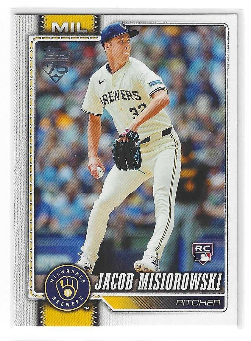 brewers' jacob misiorowski pulled his own limited-edition rookie baseball card Amazon.com: 2024 Panini Prizm #114 Jacob Misiorowski Milwaukee Brewers RC Rookie  Baseball Base Trading Card : Collectibles & Fine Art main image 0