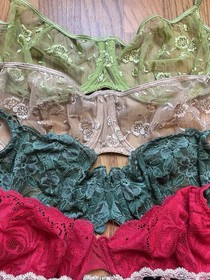 Victoria&rsquo;s Secret Bra Lot of 8 Sz 38D~Lace~All Wires~Solids~Mesh~Mixed Styles