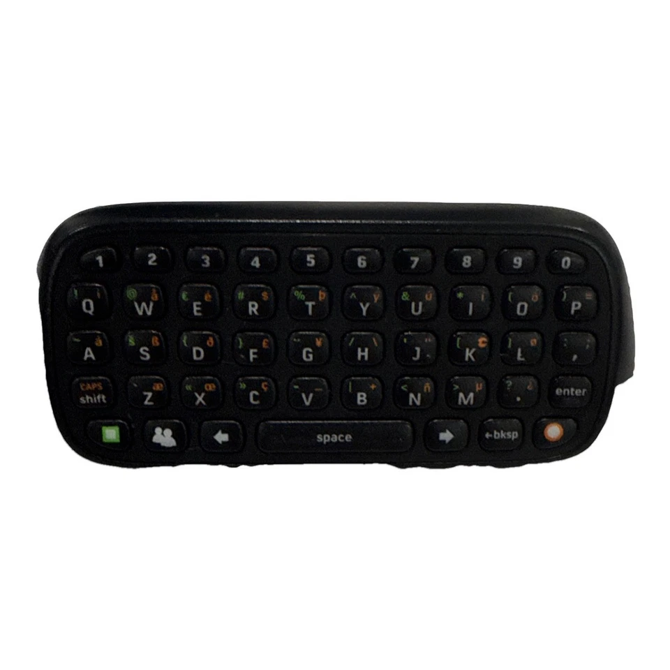 Genuine Official OEM Microsoft  XBOX 360 Chatpad Keyboard Black Color Used - Image 2 of 4