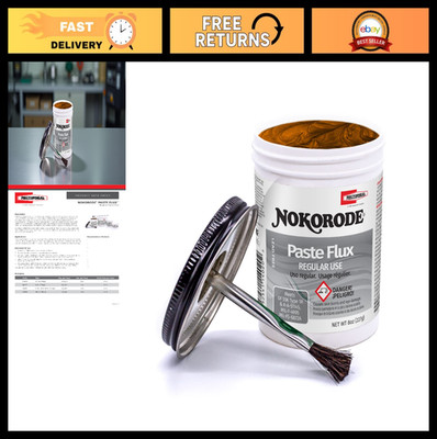 8 oz. Paste Flux for Plumbing - Cleans & Fluxes, Ideal for Soldering & Sealing
