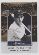 2008 Upper Deck Yankee Stadium Legacy Joe Gordon #YSL1576 HOF 3h2