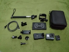 GoPro HERO6 Black Action Camera with Accessories Battery Backpack Strap Case US