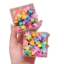 Soft Resin Hair Clips for Little For Girls - For MINI Princess Barrettes 1.5cm