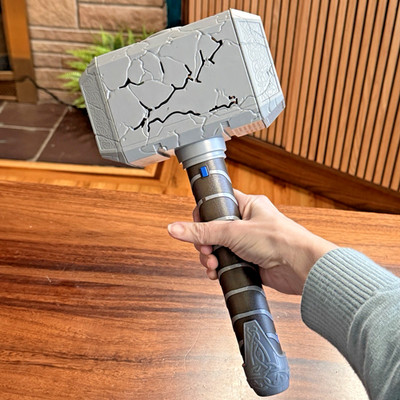 Hasbro Marvel Studios THOR Love & Thunder Mighty FX Mjolnir Electronic Hammer