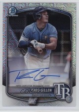 2025 Bowman Chrome Mega Box Chrome Prospect Mojo Theo Gillen #BMA-TG Auto 12u8