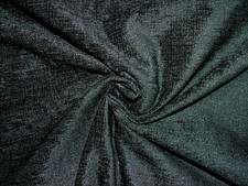 15 Metres Ink Blue Flame Retardant Chenille Fabric - Upholstery And Cushion Use