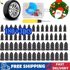 180PCS Car Vacuum Tire Repair Nail Rubber Screw Nails Screwdriver Tool Set w/Box