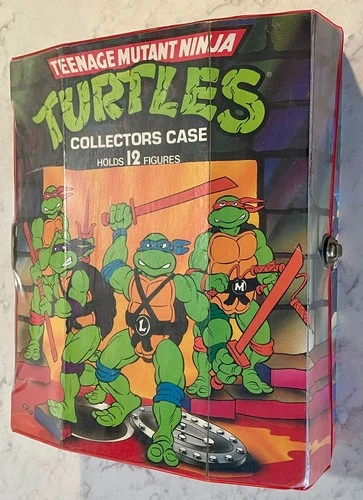 1988 Teenage Mutant Ninja Turtles Collectors Case Holds 12 Figures TMNT
