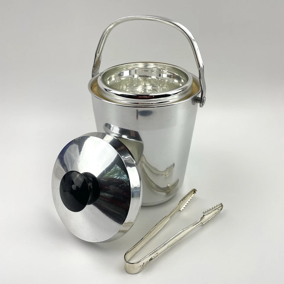 Alfi Eiseimer mit Zange | Eiswürfeleimer Kübel Behälter | Retro Bar Vintage - Bild 4 von 4