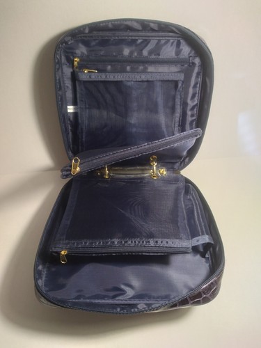 Zip Notebook Binder Style Toiletry Make-up Travel Storage Bag Case NEW - Picture 8 of 12
