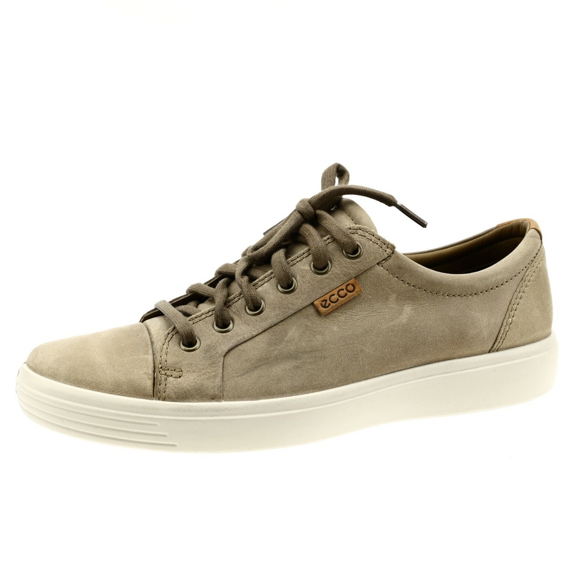 せいたんECCO Ecco Men Soft Vii Navajo Brown Lace-Up Sneakers Z2186 Size 8