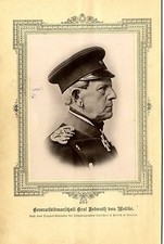 Generalfeldmarschall Graf Helmuth von Moltke Photo Historische Memorabile um1900