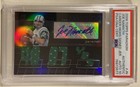 2006 Topps Paradigm Joe Namath Signed Football Card Certified PSA/DNA 10 #d20/99