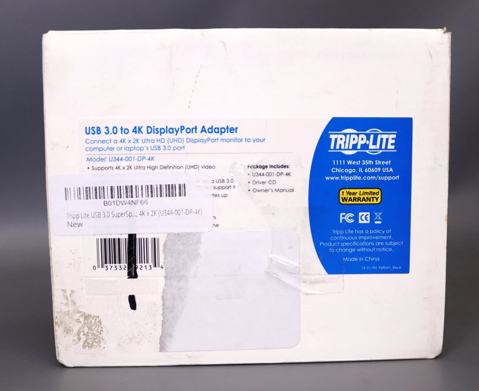 Tripp LITE USB 3.0 SuperSp ..., 4k x2k (U344-001-DP-4K ) - Image 2 of 2