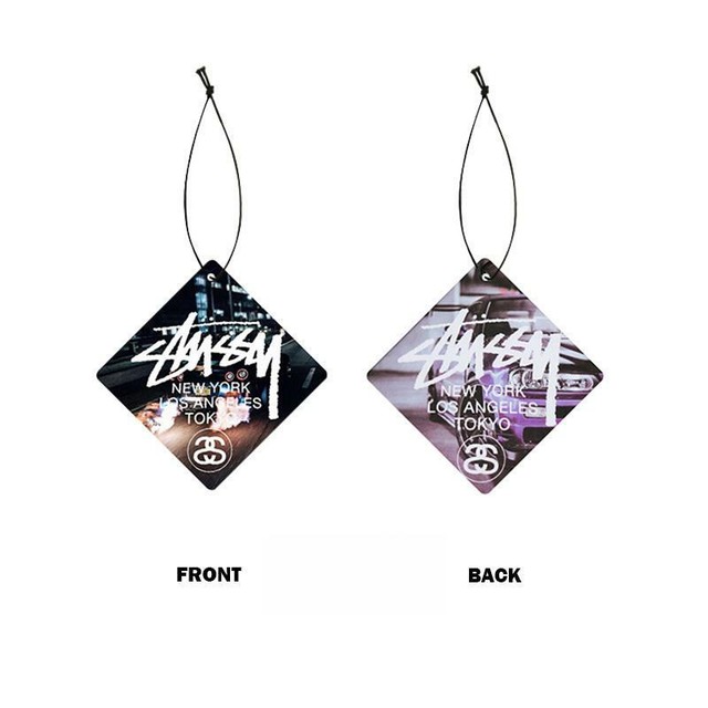 Stussy Car Hanging Perfumed Fragrance Papers Car Air Freshener Vehicle