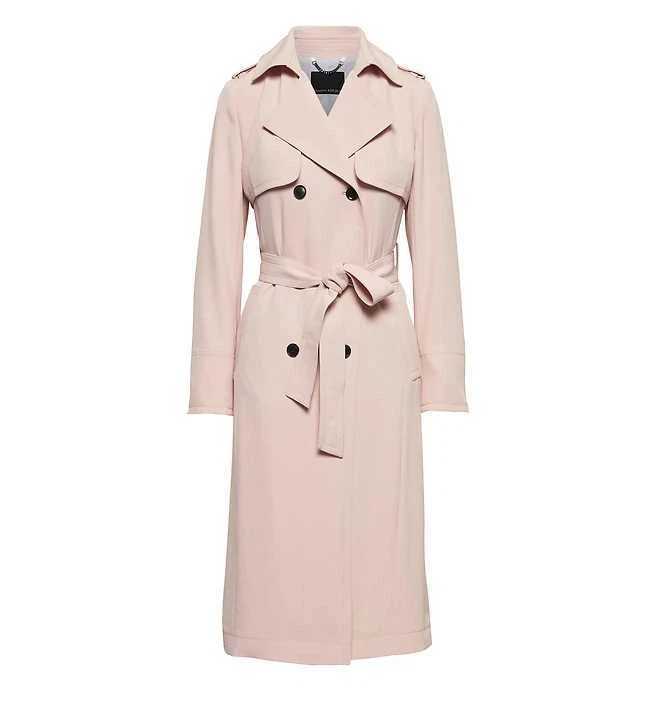 NUEVO MAXI GABARDINA MUJER XS S XL BANANA REPUBLIC VERDE OLIVA OSCURO ROSA RUBOR