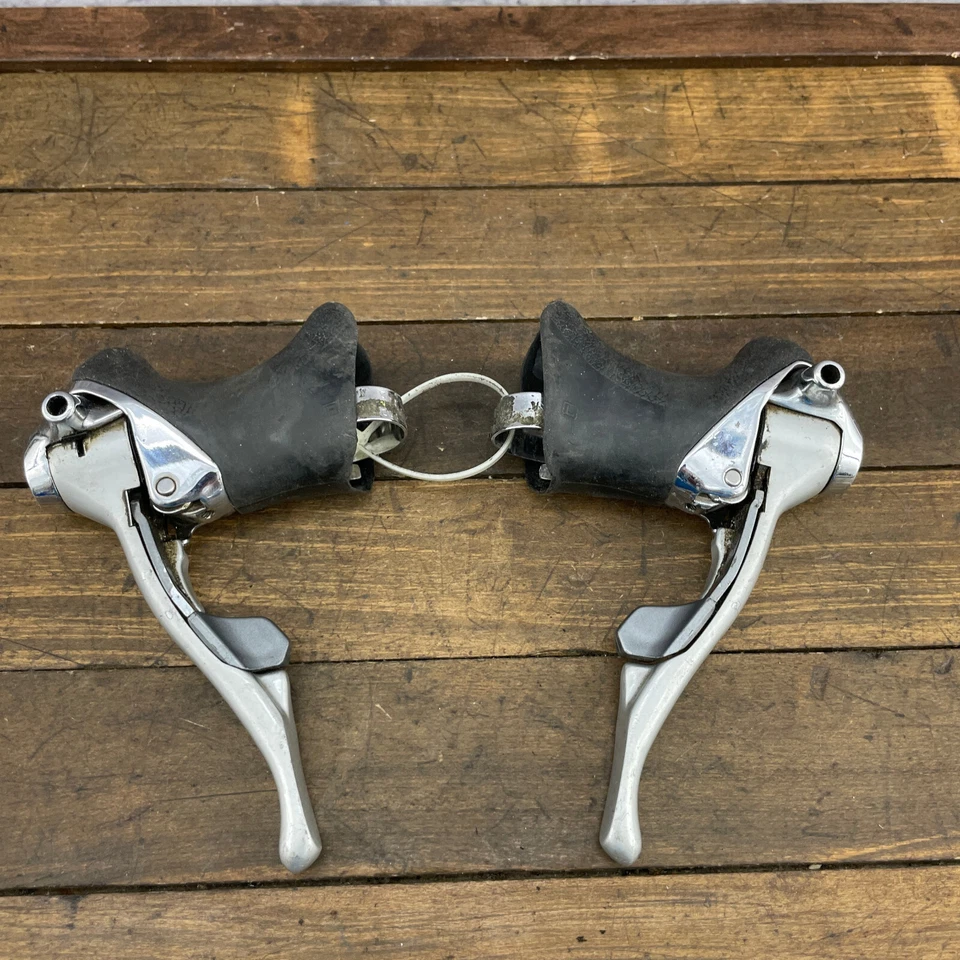 Shimano Dura Ace  Shifters Set 8s STI 8 Speed ST-7400 Series Shift Lever Vintage - Image 2 of 4