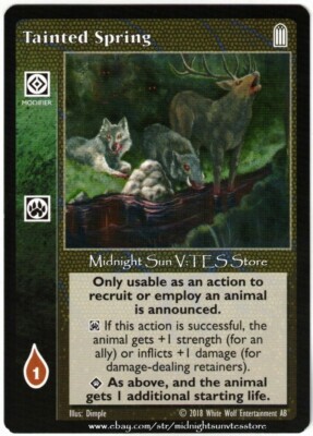 Tainted Spring Keepers of Tradition 2018 BCP V:TES VTES Vampire CCG