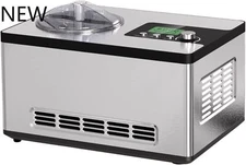 Homtone Ice Cream Maker, No pre-Freezing Automatic Ice Cream Machine 2.1 Quart.