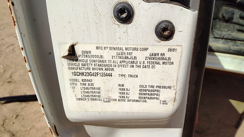 01-07 Silverado 2500 HD pasajero derecho culata conjunto OEM 8,1 L 12581476 Foto 4 de 4