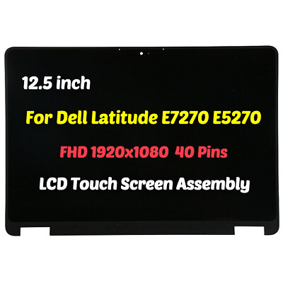 New For Dell Latitude E7270 LCD Touch Screen Digitizer Assembly XDT86 39DCW FHD