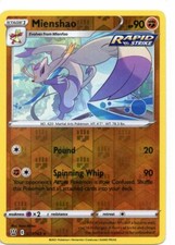 Pokemon Card MIENSHAO Rare Reverse Holo 077/163 BATTLE STYLES NM/M